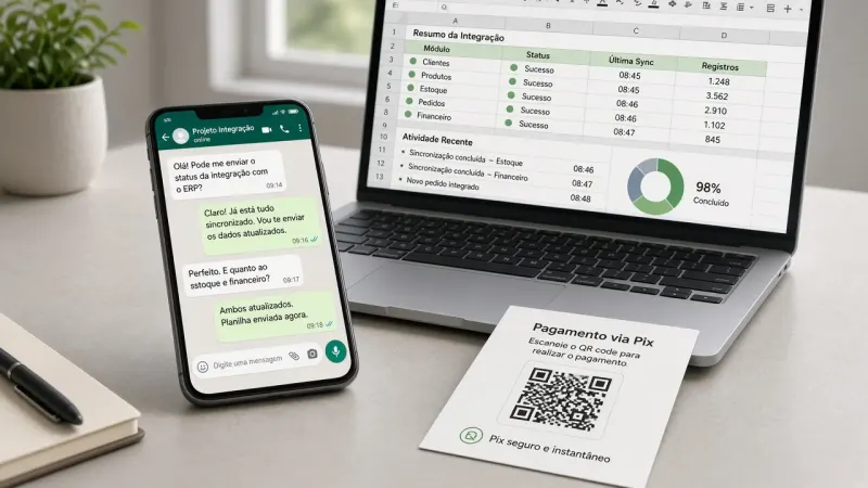 Integrações e automações
